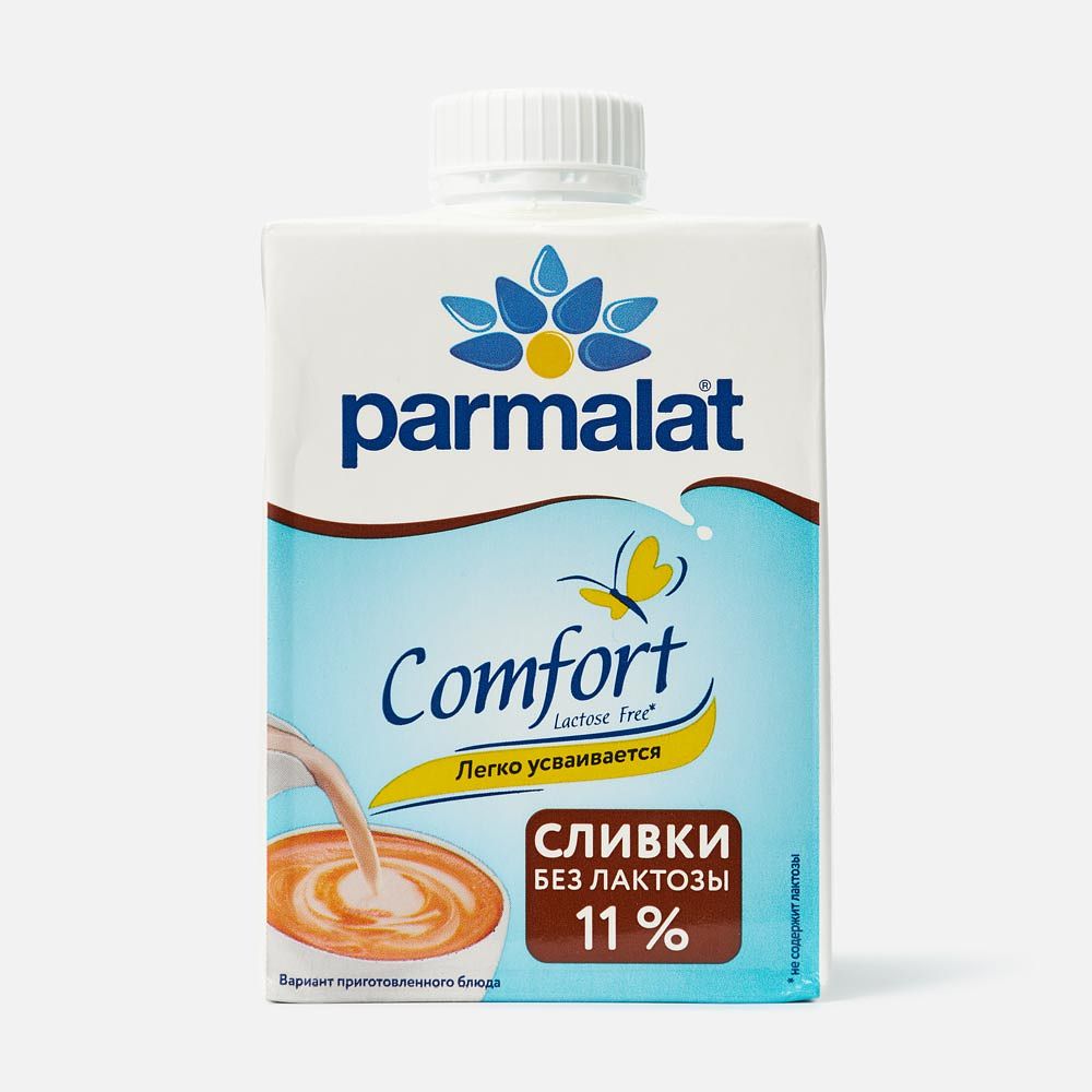Изображение товара Сливки Parmalat Comfort, 11%, без лактозы, 500 г