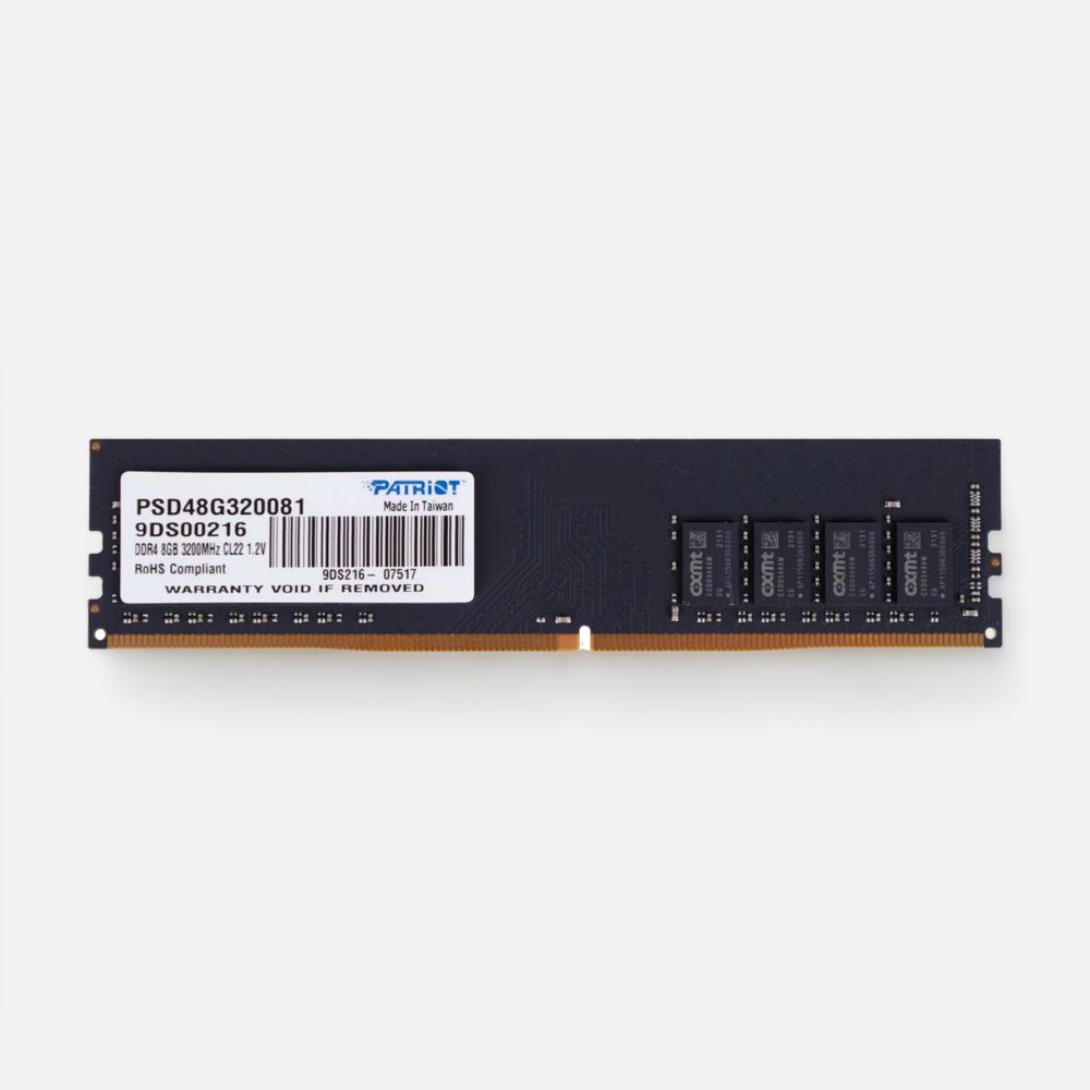 Изображение товара Память оперативная Patriot PSD48G320081 DDR4, 3200 МГц, DIMM, 8 Гб, 1 шт.
