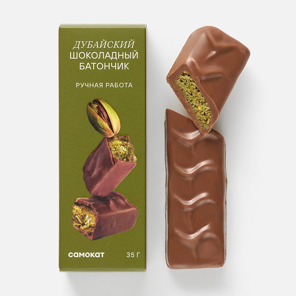 Изображение товара Шоколадный батончик Самокат, Дубайский, 35 г