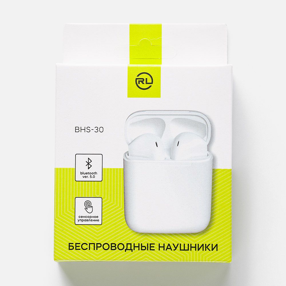 Изображение товара Беспроводные наушники Red Line BHS-30, белые
