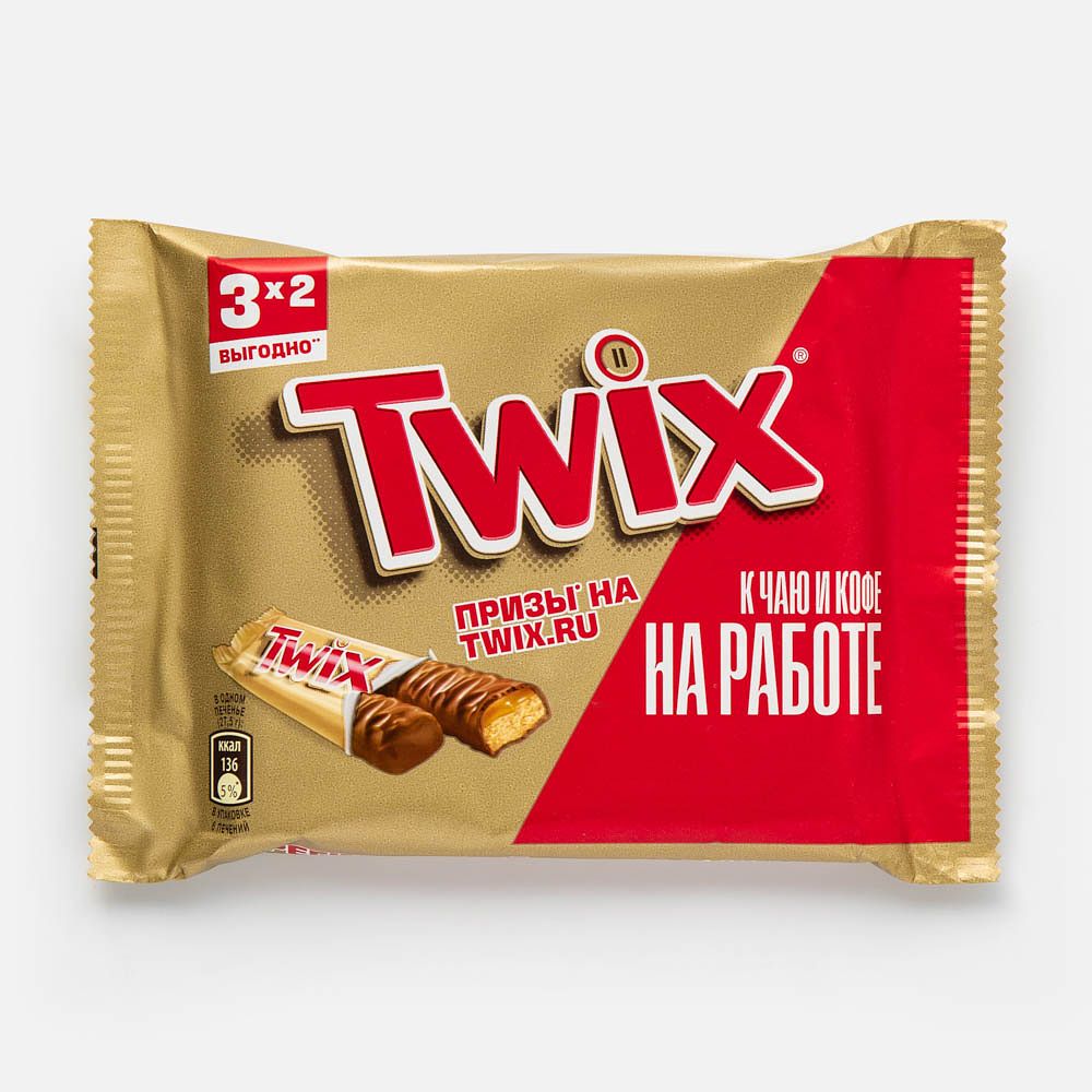 Изображение товара Шоколадные батончики Twix, 3x55 г