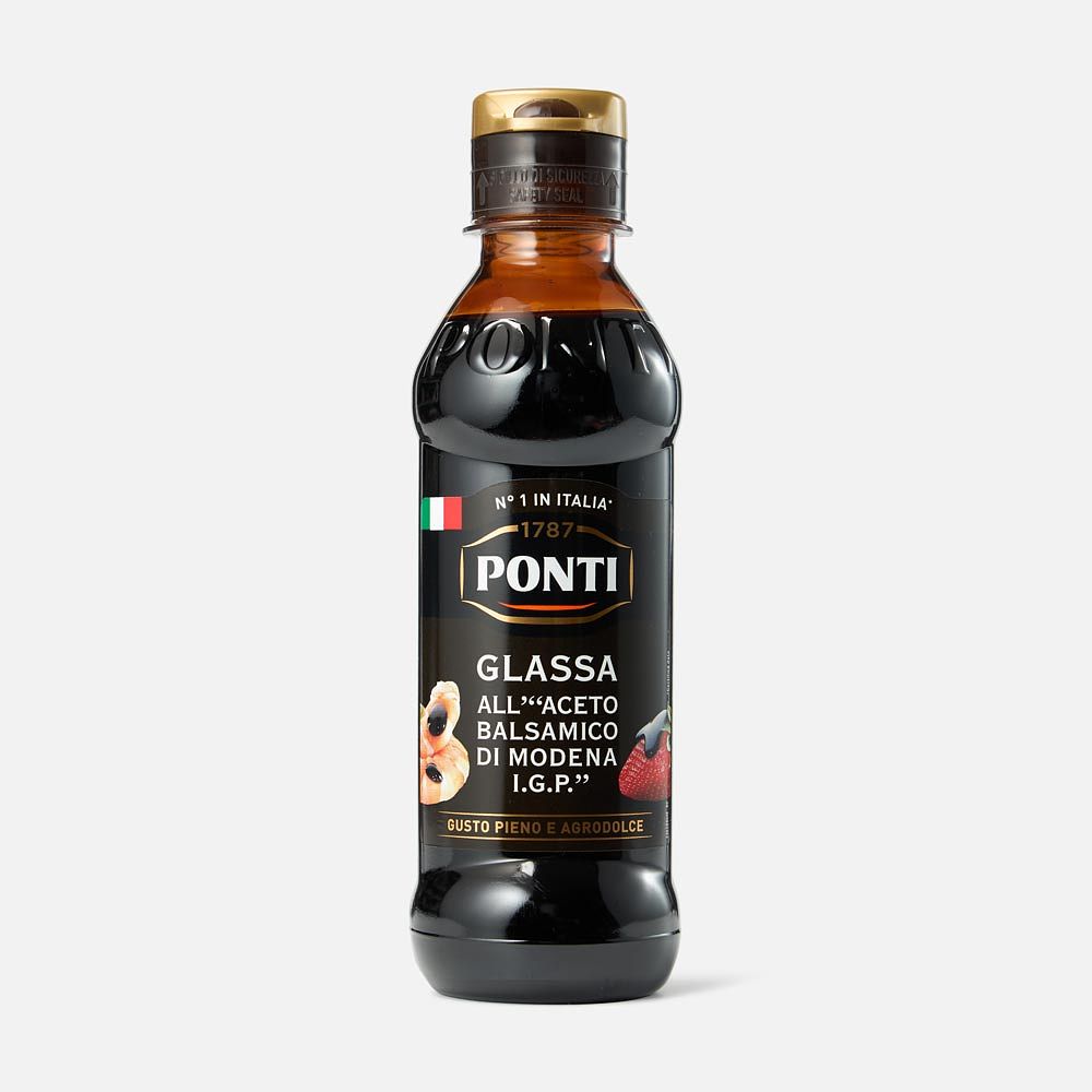 Изображение товара Топпинг Ponti Glassa, на основе бальзамического уксуса Модены, 250 мл