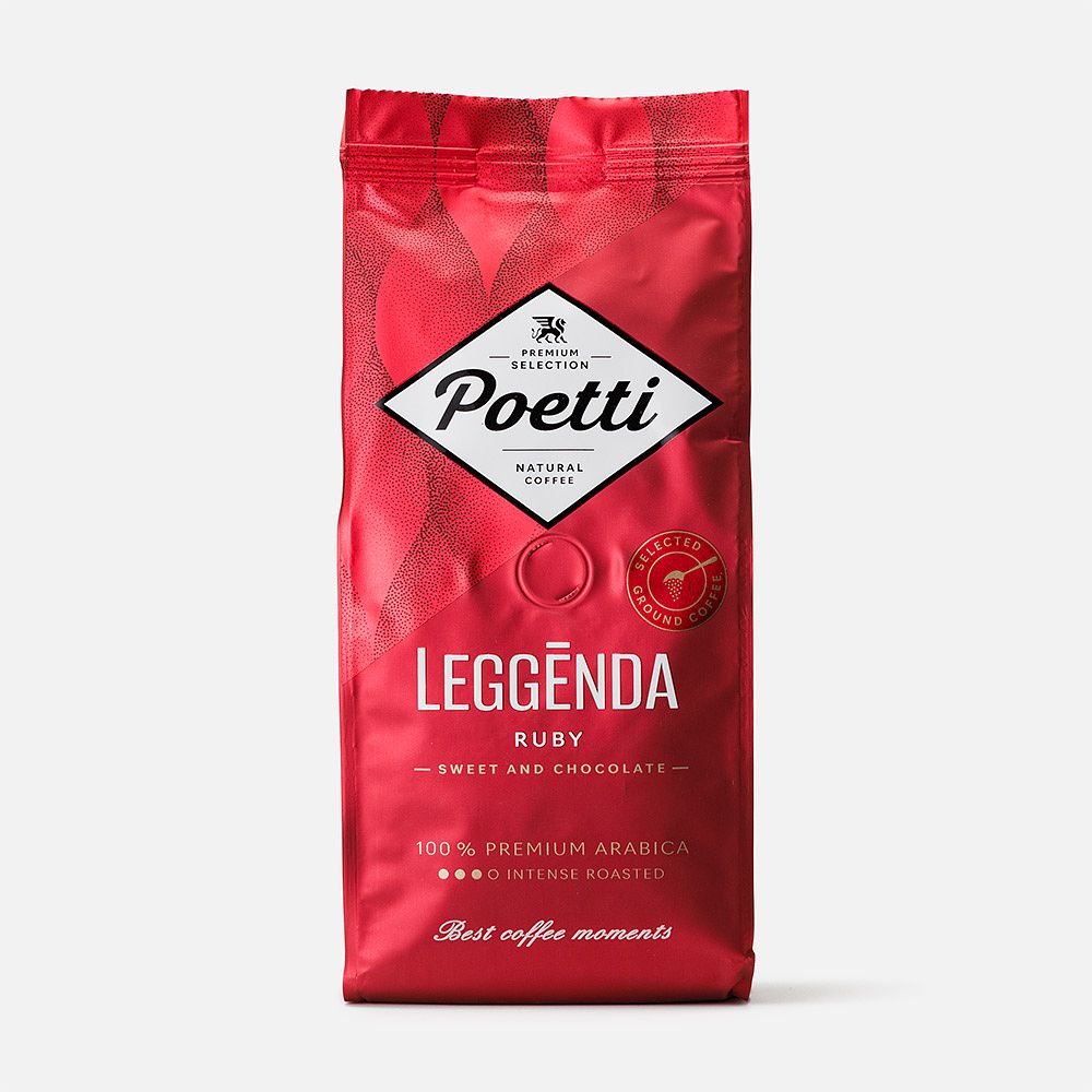 Изображение товара Молотый кофе Poetti Leggenda, Ruby, 250 г