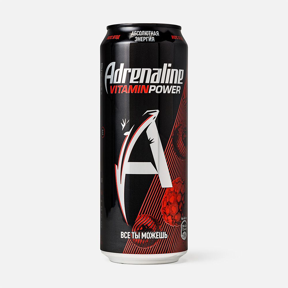 Изображение товара Энергетик Adrenaline Rush, Ягодная энергия, 0,449 л