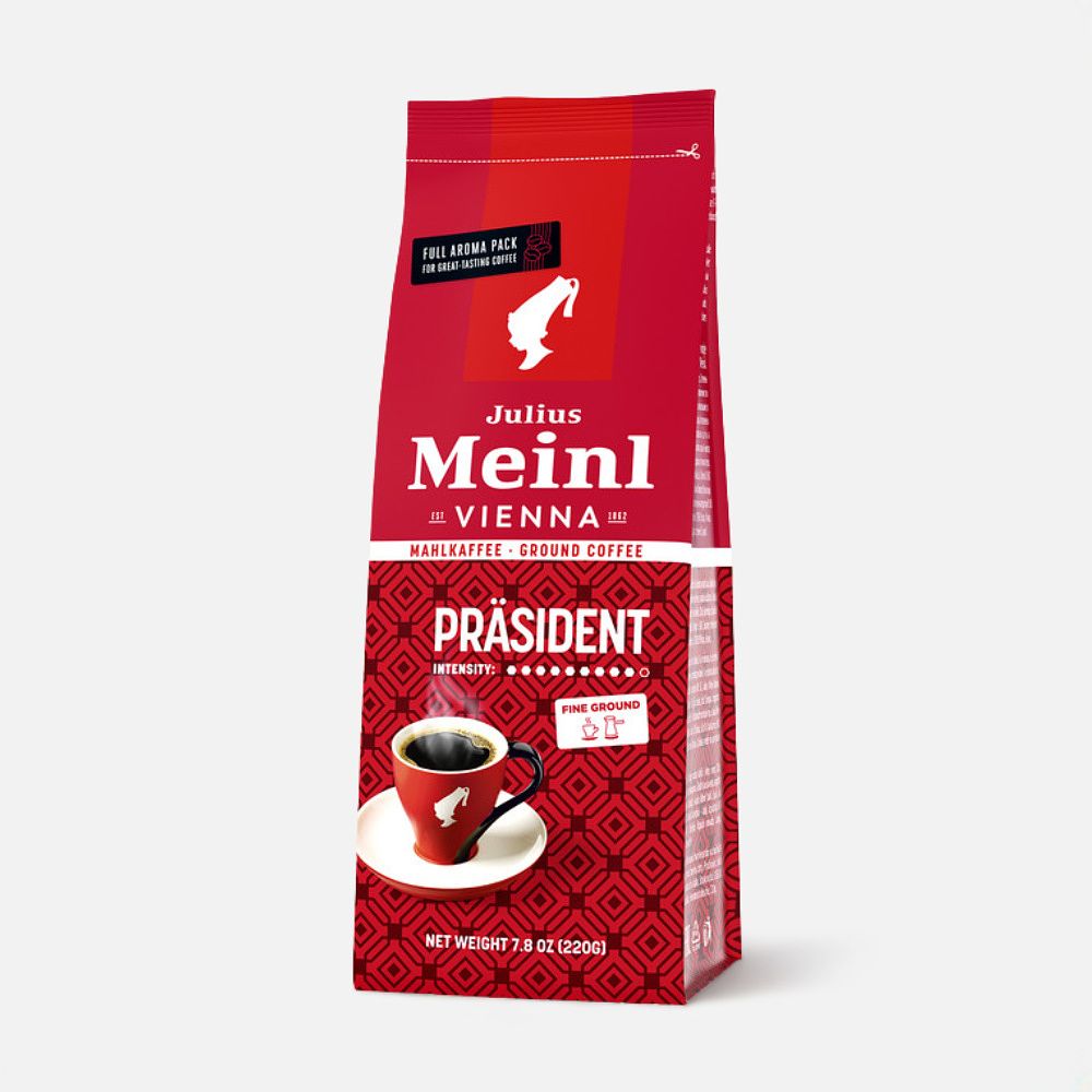 Изображение товара Молотый кофе Julius Meinl President, 220 г