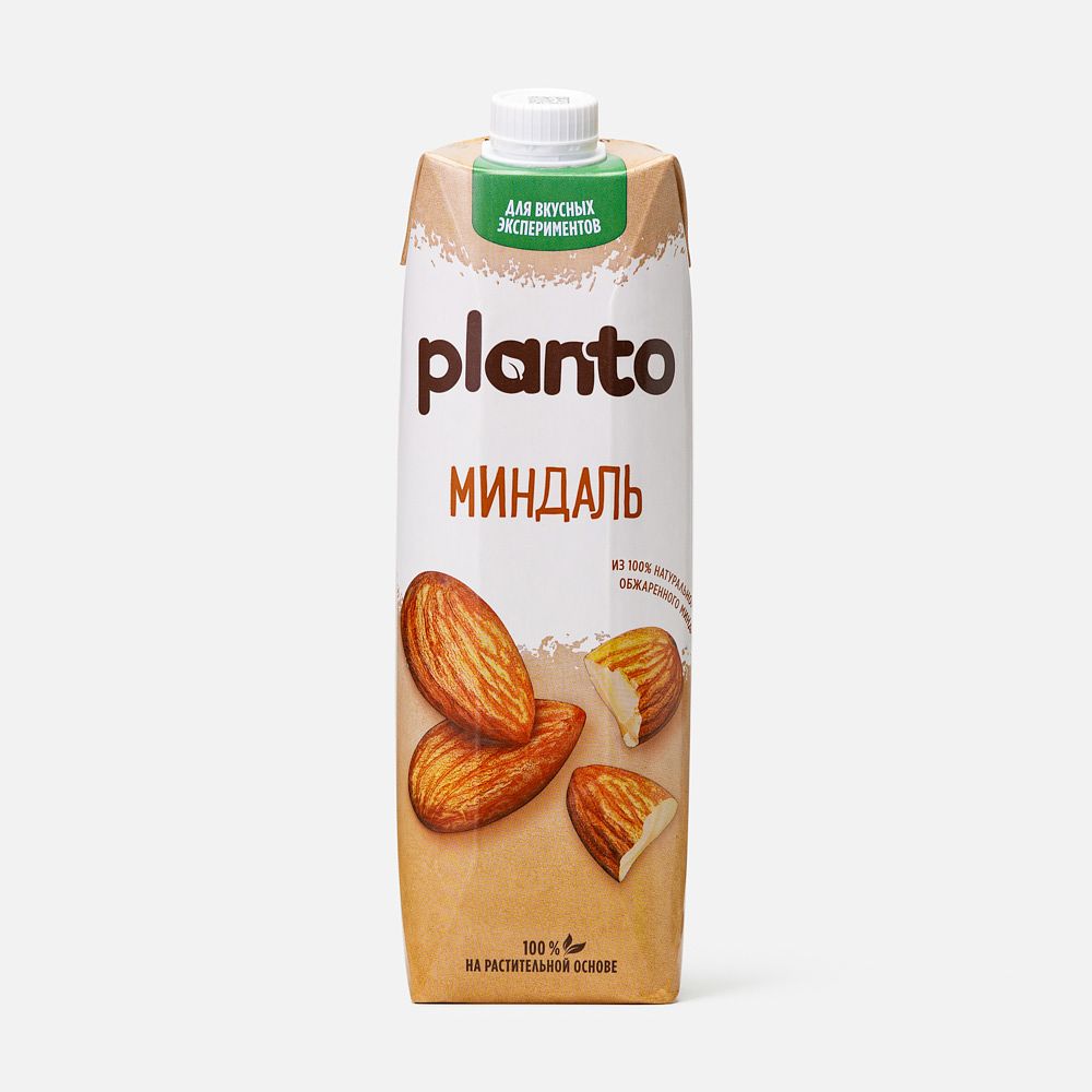 Изображение товара Миндальный напиток Planto, 1,2%, 1 л