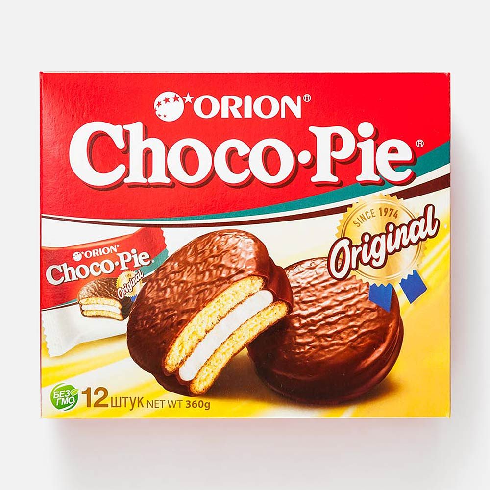 Изображение товара Шоколадное пирожное Orion Choco Pie, 360 г