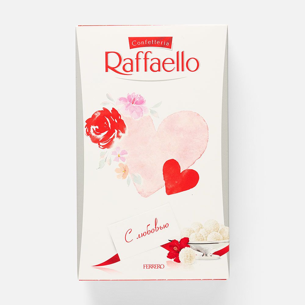 Изображение товара Конфеты Raffaello, в кокосовой обсыпке, с цельным миндальным орехом, 70 г