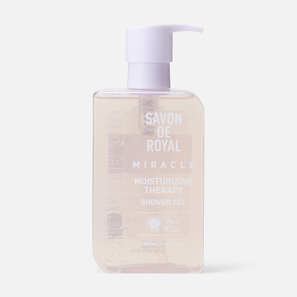 Изображение товара Гель для душа Savon De Royal Miracle Pastel, Увлажняющая терапия, 500 мл