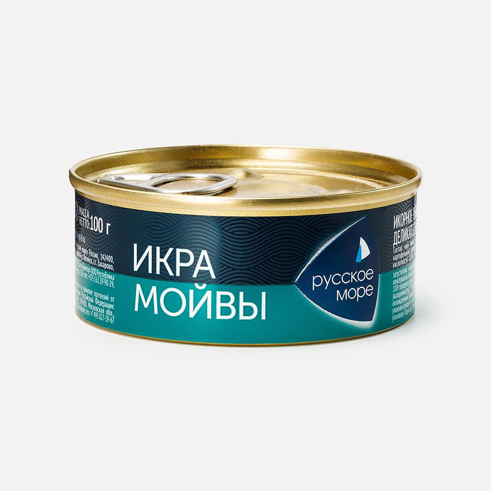 Изображение товара Икра мойвы Русское море, деликатесная, 100 г