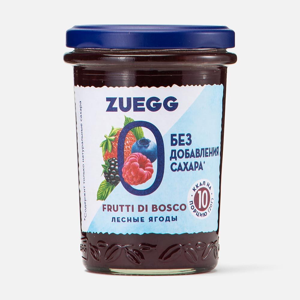 Изображение товара Конфитюр Zuegg, без сахара, лесные ягоды, 220 г