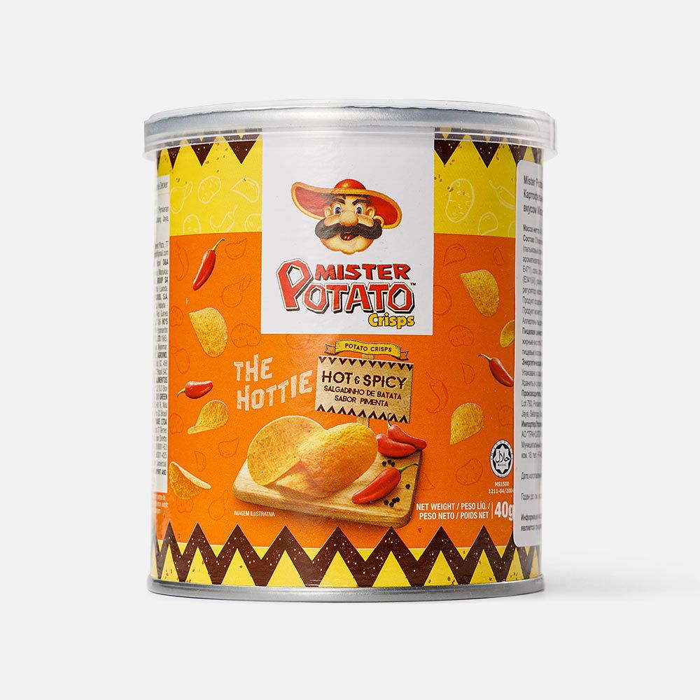 Изображение товара Чипсы Mister Potato, острые пряности, 40 г