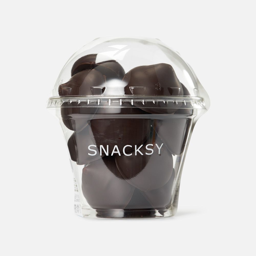 Изображение товара Суфле Snacksy, без сахара, в тёмном шоколаде, 80 г