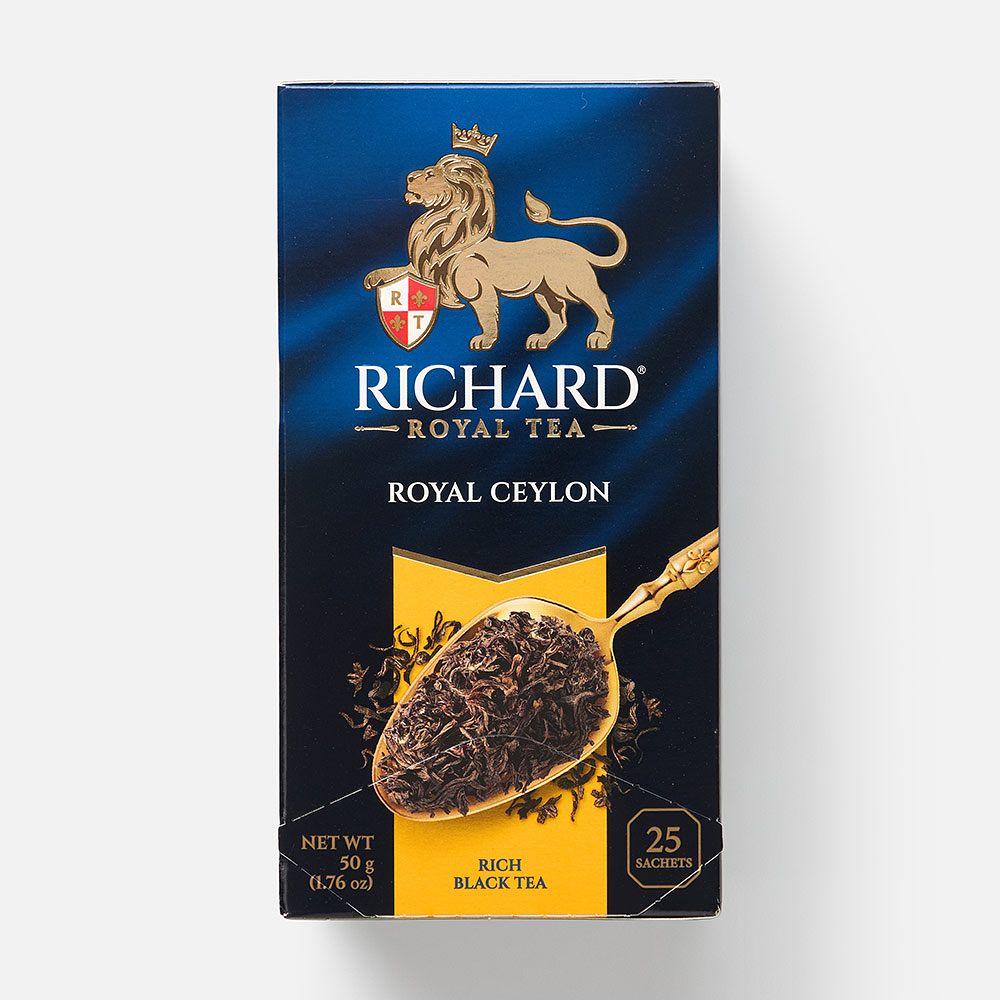 Изображение товара Чёрный чай Richard Royal, Ceylon, в пакетиках, 25 шт.