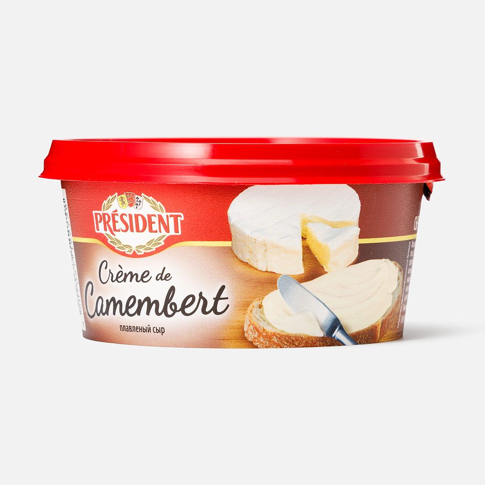 Изображение товара Плавленый сыр Président, Сreme de Camembert, 50%, 125 г