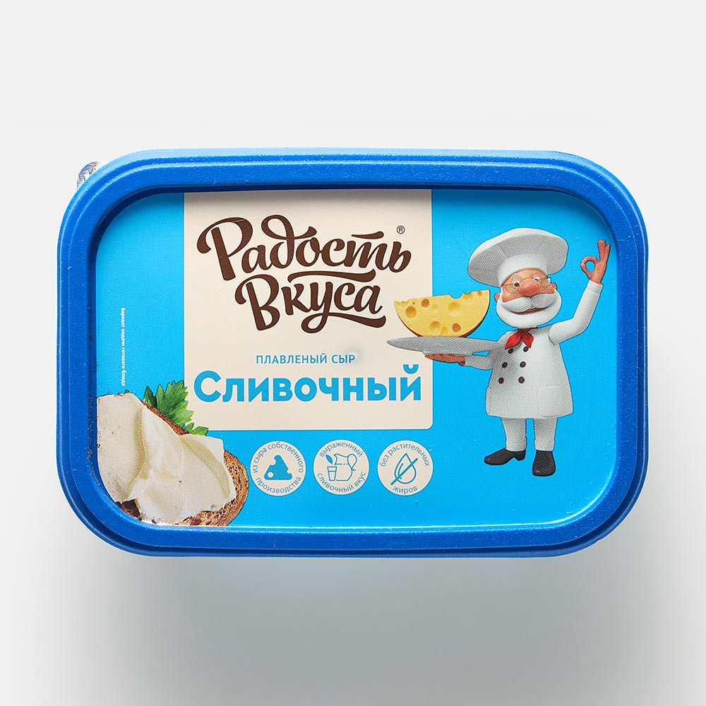Изображение товара Плавленый сыр Радость вкуса, Сливочный, 30%, 180 г