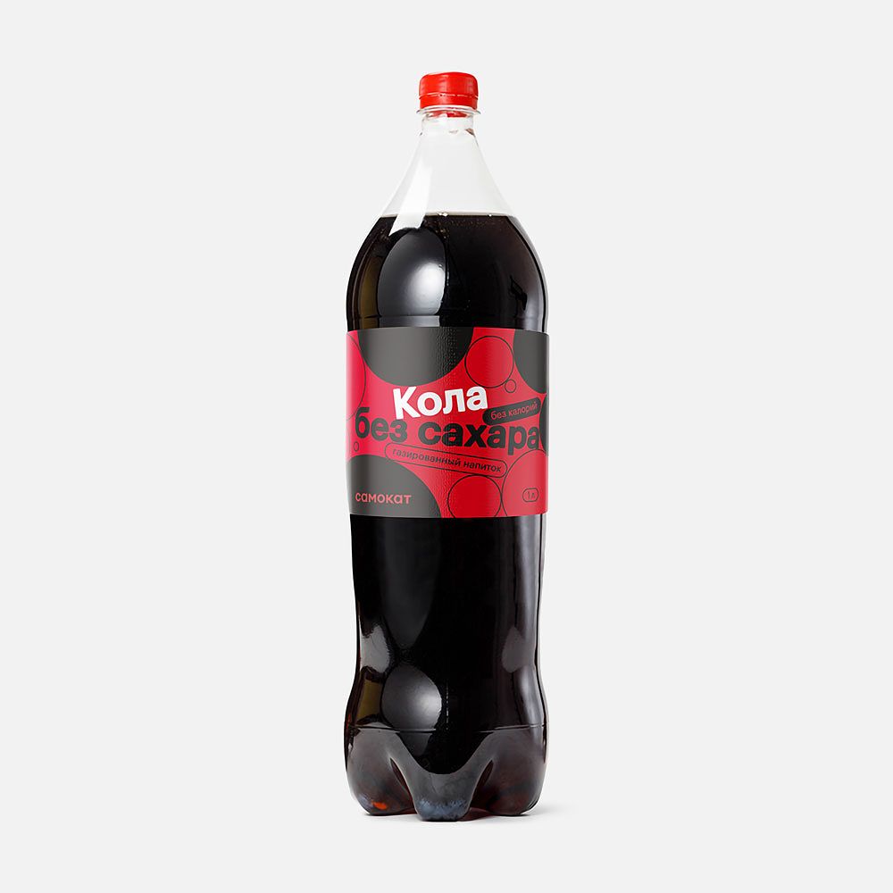 Изображение товара Кола Самокат без сахара с газом 1 л