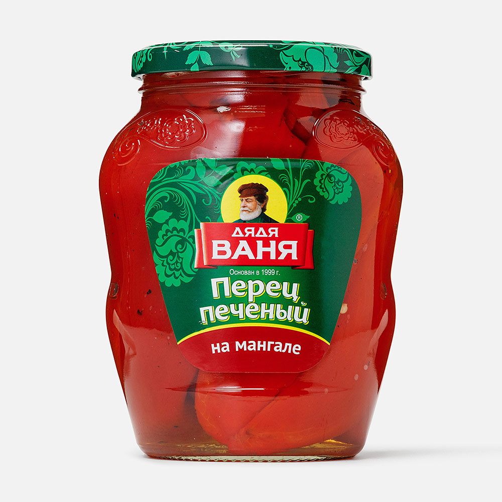 Изображение товара Печёный перец Дядя Ваня, на мангале, 680 г