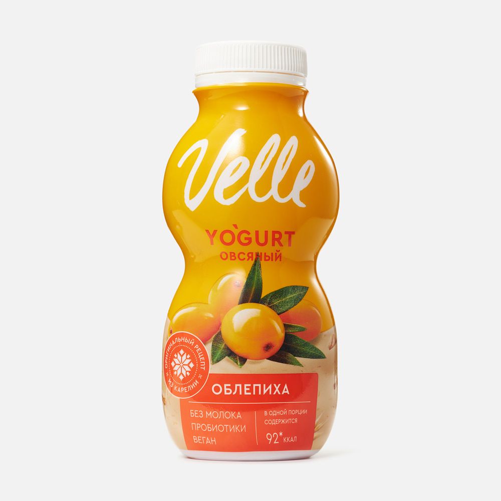Изображение товара Овсяный напиток Velle Yogurt, облепиха, 230 г