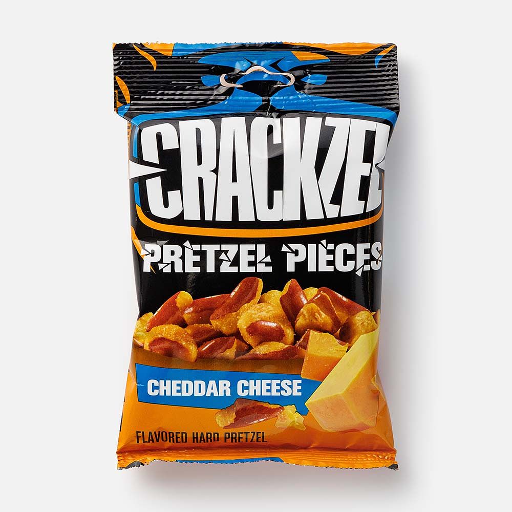 Изображение товара Снеки Crackzel Pretzel Pieces, чеддер, 65 г