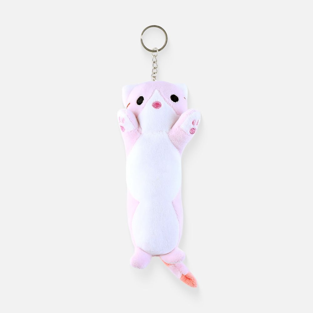 Изображение товара Мягкая игрушка Котик, микс, на брелоке, 15 см