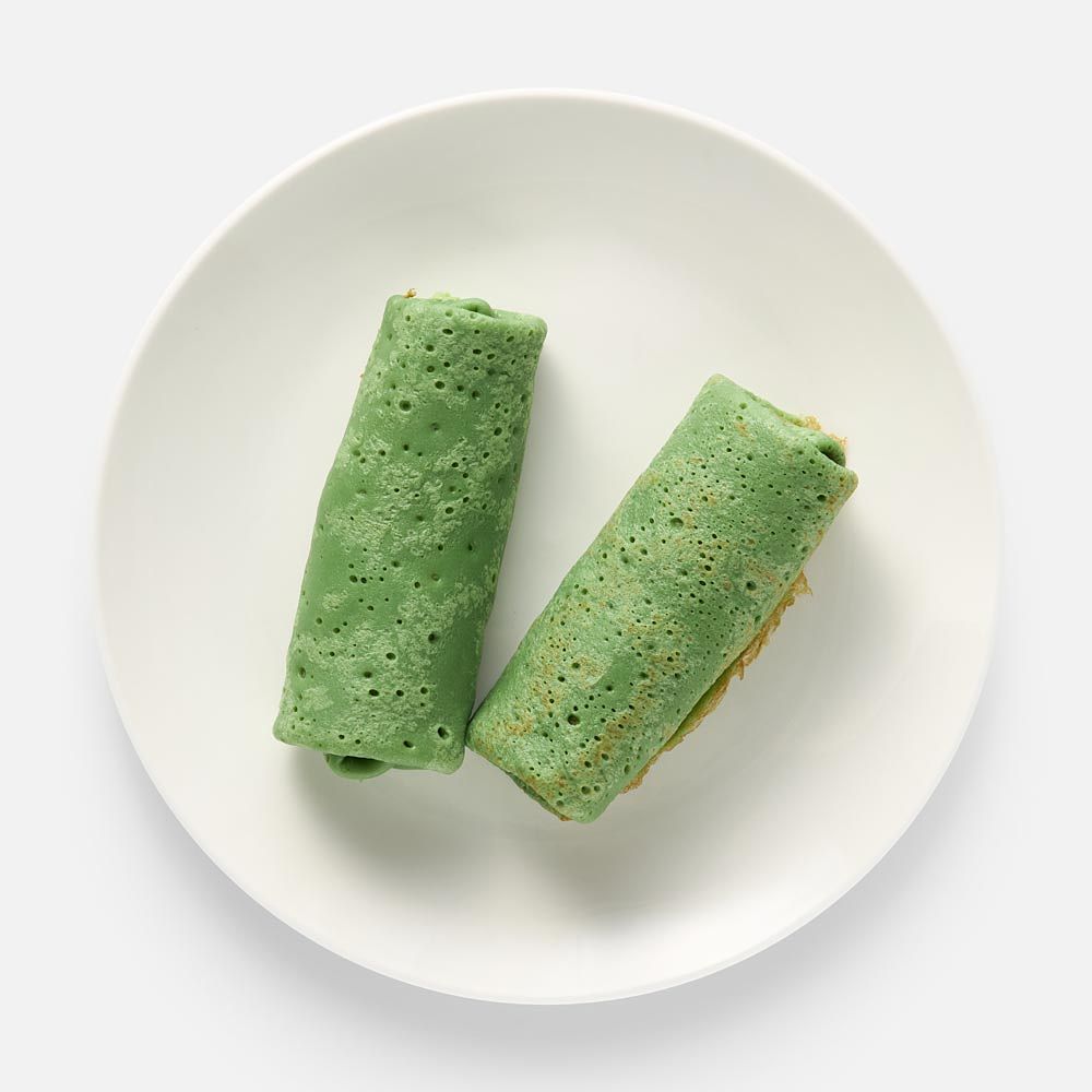 Изображение товара Блинчики Creative Kitchen, с матчей, кремом и начинкой манго-маракуйа, 140 г