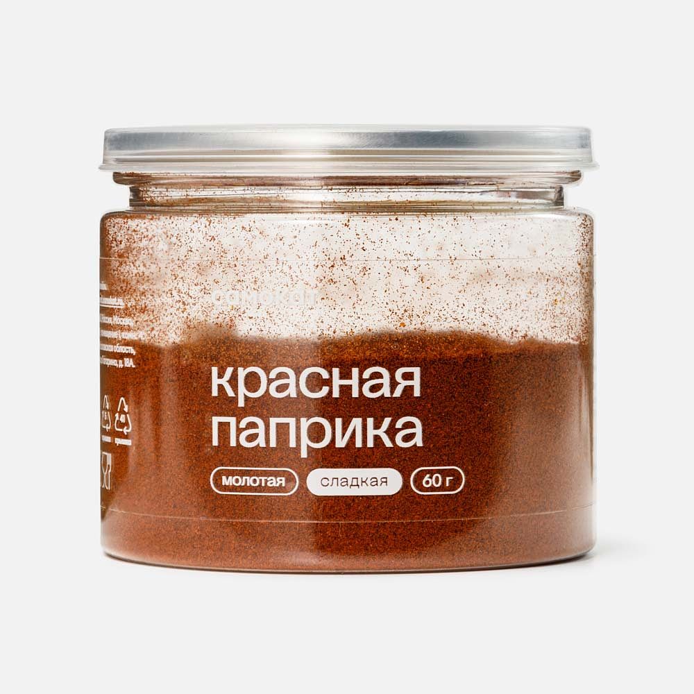 Изображение товара Красная паприка Самокат, молотая, 60 г