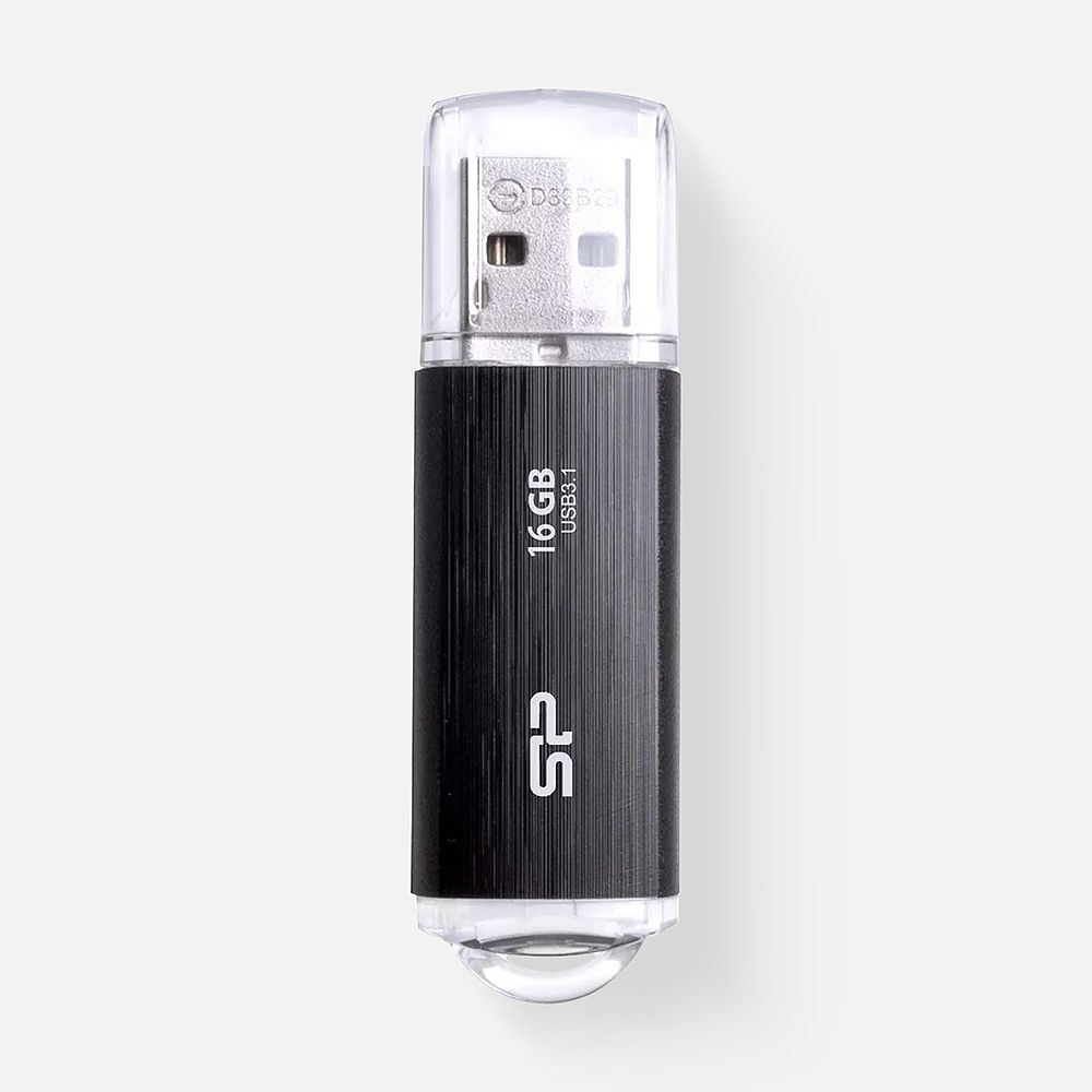Изображение товара Флешка Silicon Power, Blaze B02, Black, 16 ГБ