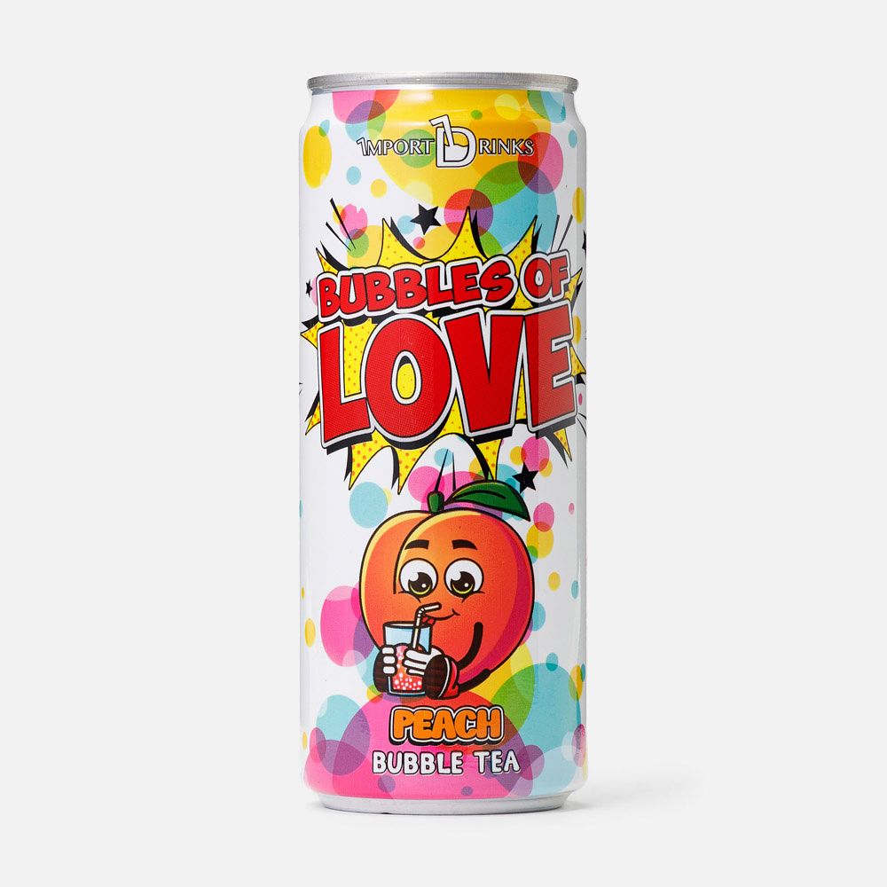 Изображение товара Баббл-ти Vinut Bubbles of Love, персик, 0,32 л
