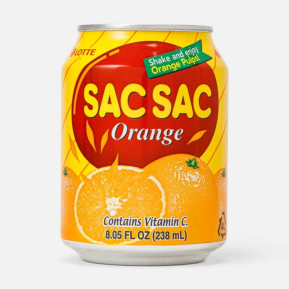 Изображение товара Напиток Sac Sac, апельсин, без газа, 0,238 л