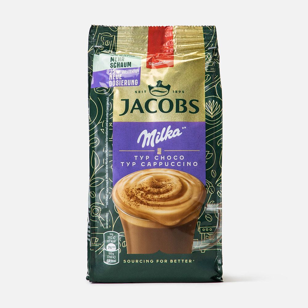 Изображение товара Из Нидерландов: Растворимый кофейный напиток Jacobs, Cappuccino Choco, 400 г