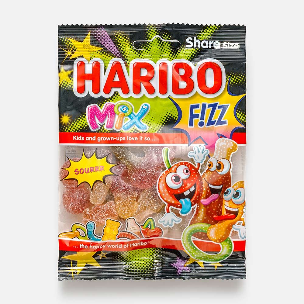 Изображение товара Из Турции: Жевательный мармелад Haribo, Fizz Mix, 70 г
