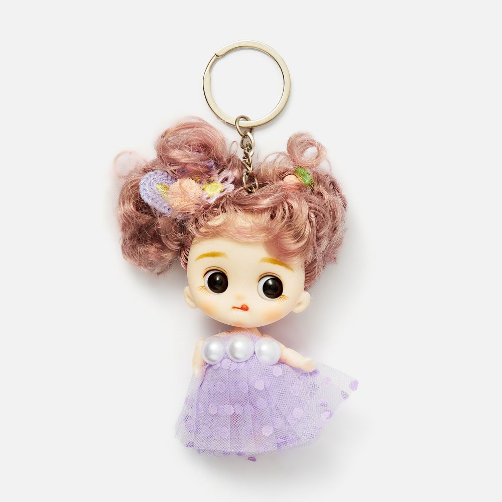 Изображение товара Брелок Куколка в фиолетовом платье