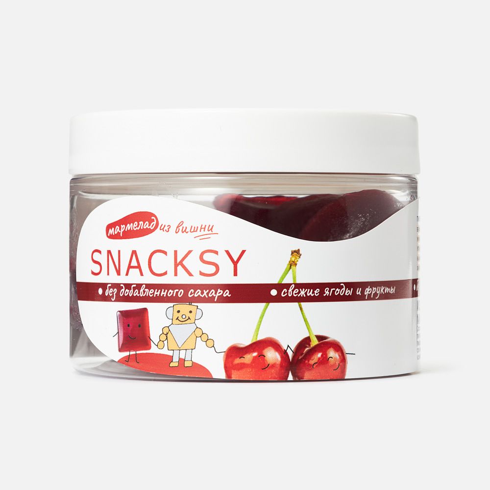 Изображение товара Мармелад Snacksy, вишня, 80 г