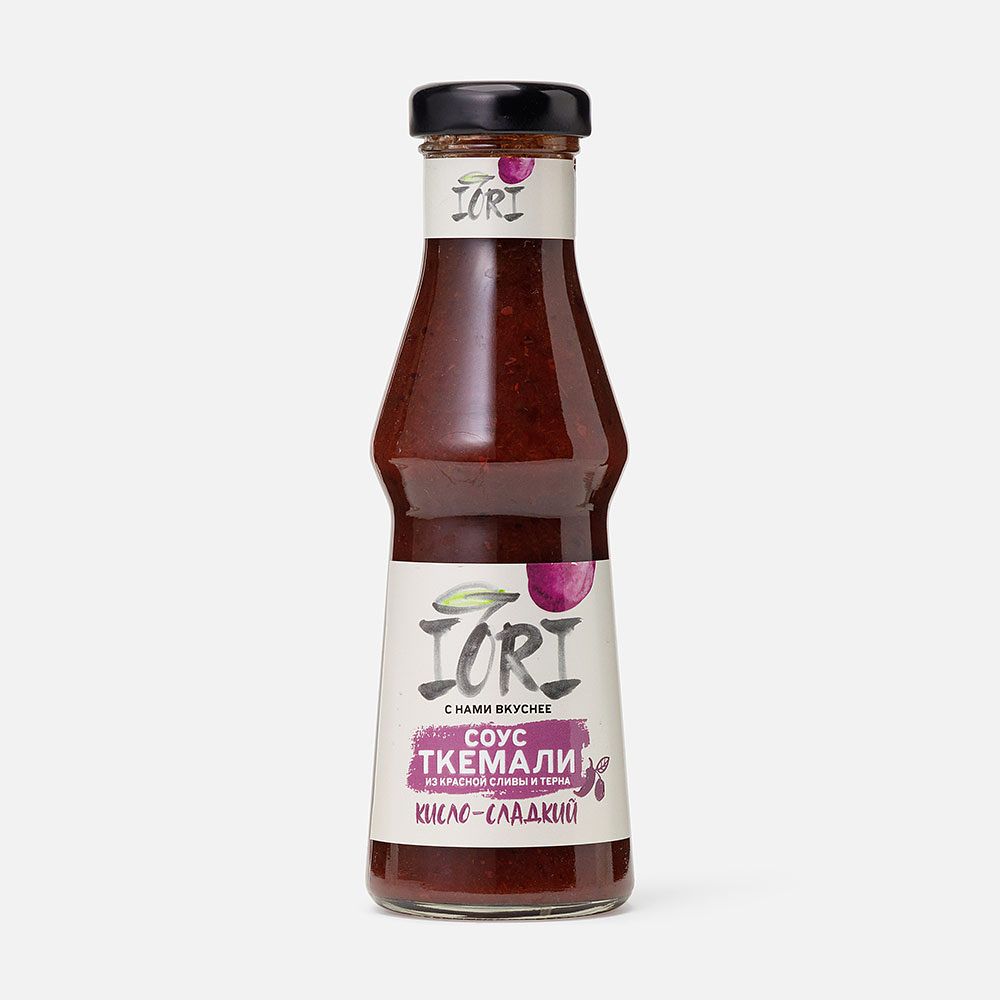 Изображение товара Кисло-сладкий соус Iori, ткемали, из красной сливы и терна, 285 г