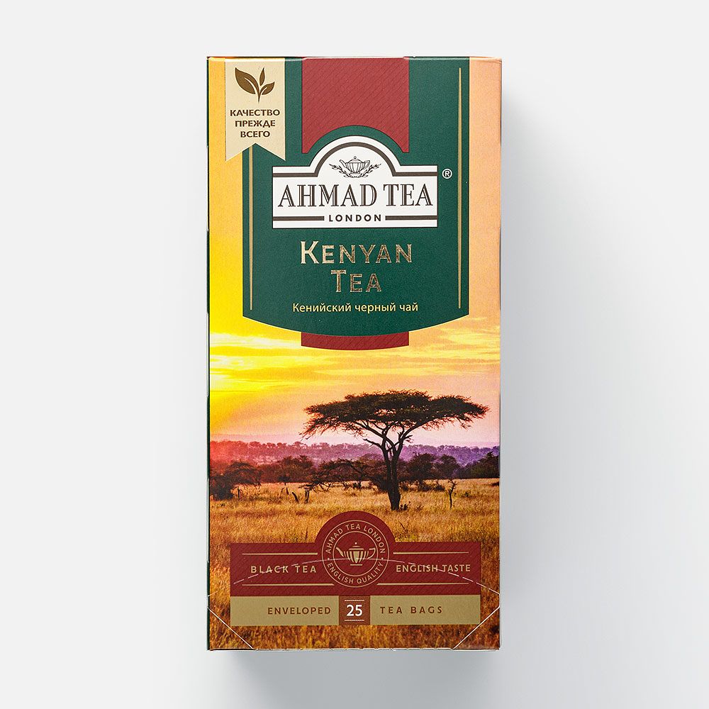 Изображение товара Чёрный чай Ahmad Tea, Kenyan, в пакетиках, 25 шт.