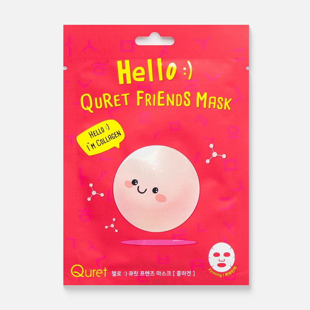 Изображение товара Из Кореи: Маска для лица Quret, Hello, коллаген, 25 г