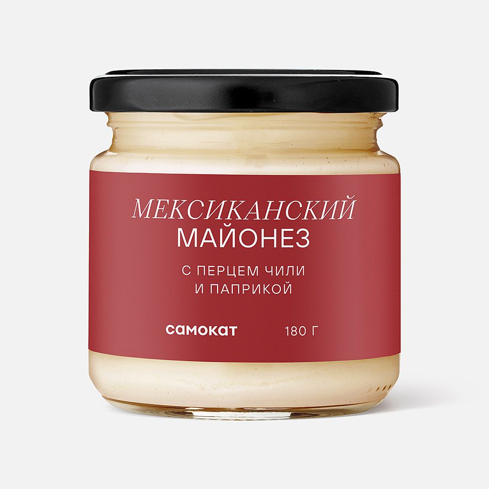 Изображение товара Майонез Самокат Мексиканский острый с перцем чили и паприкой 180 г