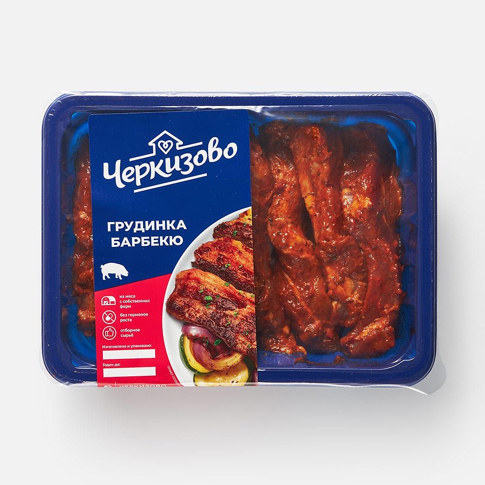 Изображение товара Свиная грудинка Черкизово Премиум, Барбекю, охлаждённая, 400 г