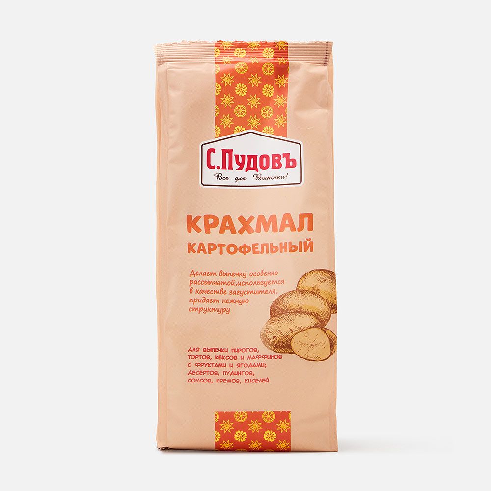 Изображение товара Картофельный крахмал С.Пудовъ, для выпечки, 200 г