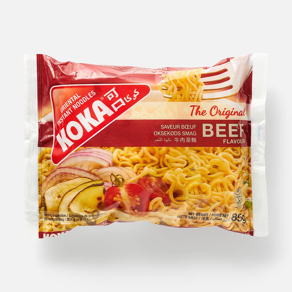 Изображение товара Лапша Koka Original, со вкусом говядины, быстрого приготовления, 85 г