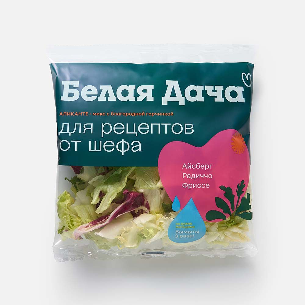 Изображение товара Микс салатов Аликанте Белая дача, 130 г