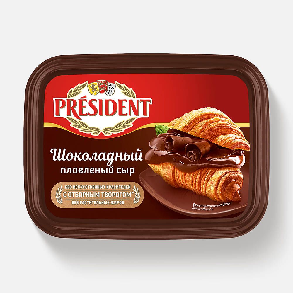 Изображение товара Плавленый сыр Président, шоколадный, 30%, 200 г