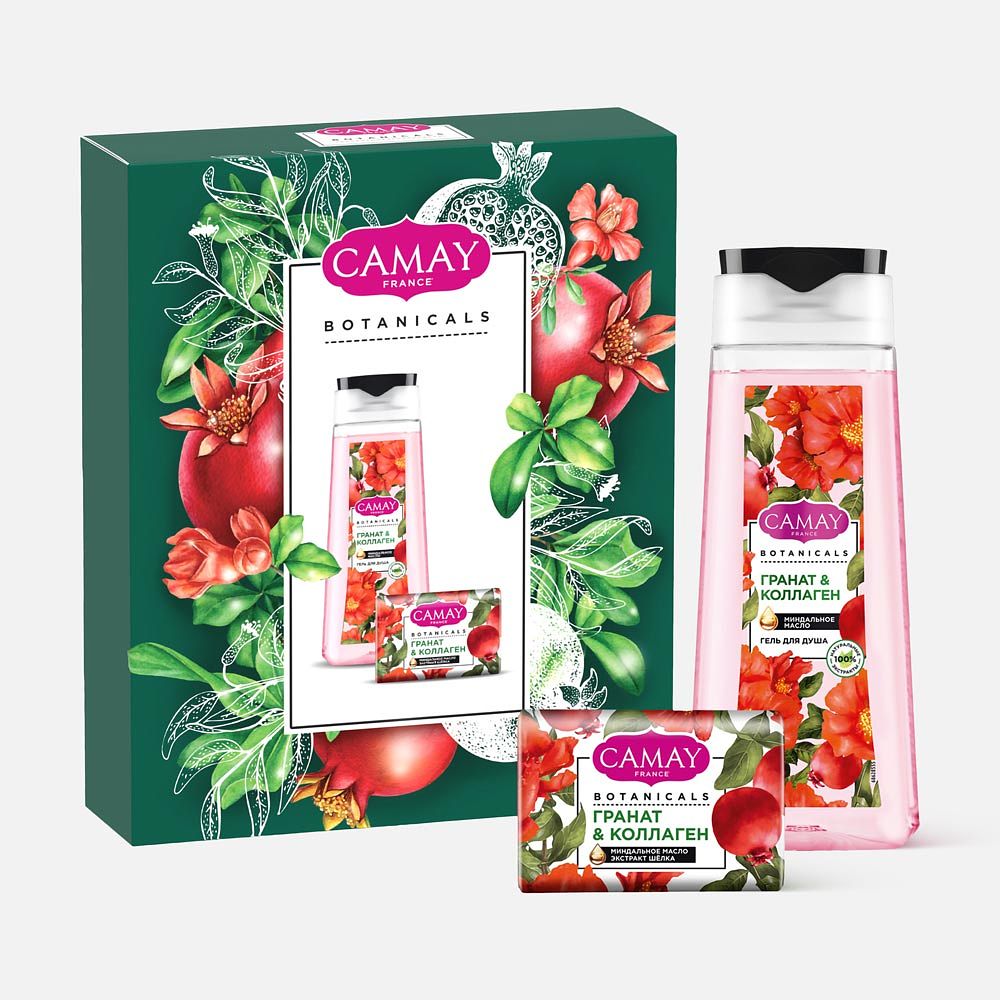 Изображение товара Подарочный набор Camay Pomegranate гель и мыло для женщин