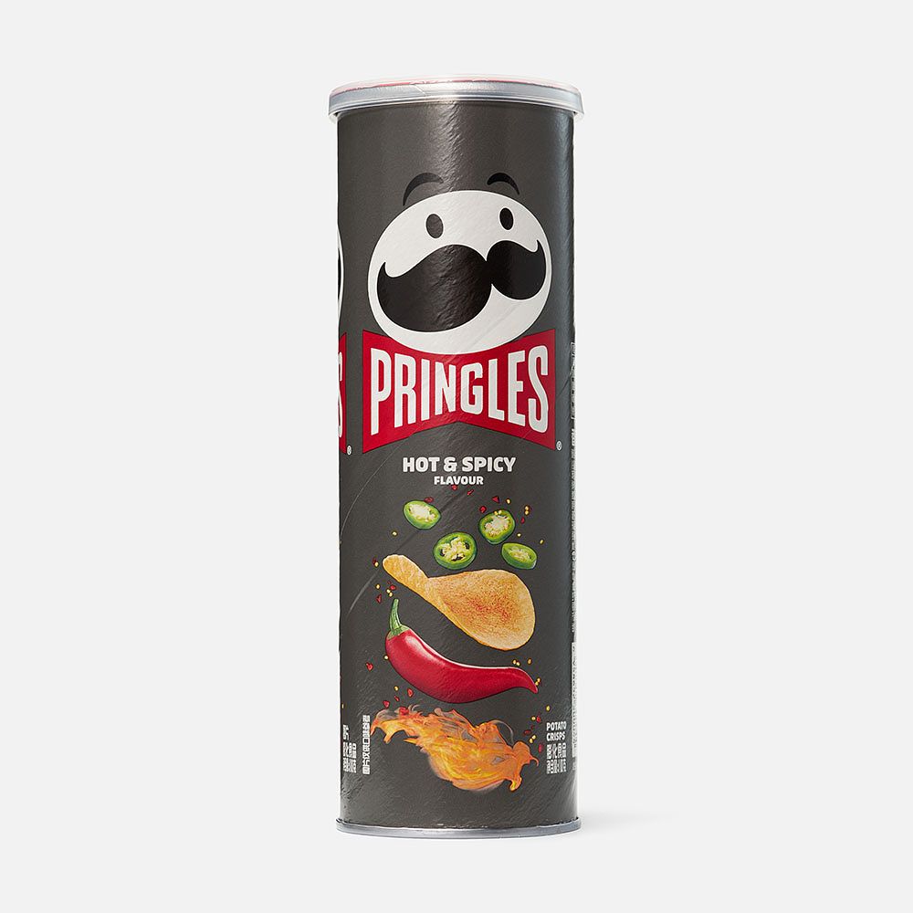 Изображение товара Чипсы Pringles Hot & Spicy, острый и пряный соус, 110 г