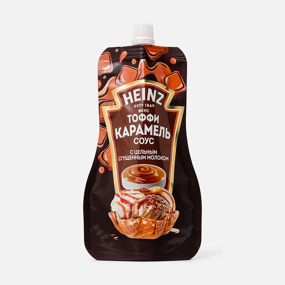 Изображение товара Соус Heinz, Тоффи карамель, с цельным сгущённым молоком, 200 г