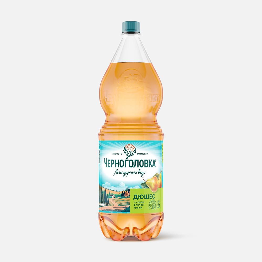 Изображение товара Лимонад Черноголовка, дюшес, с газом, 2 л