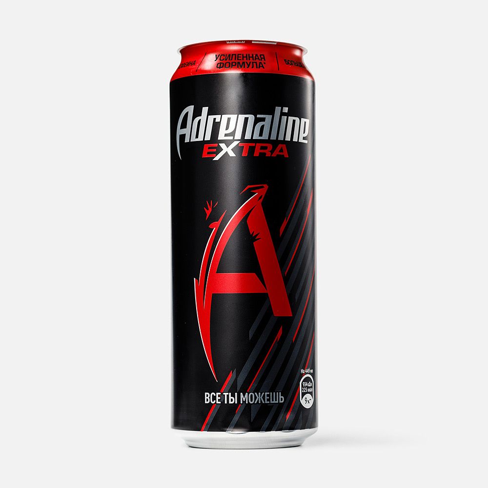 Изображение товара Энергетик Adrenaline Rush, Extra, 0,449 л