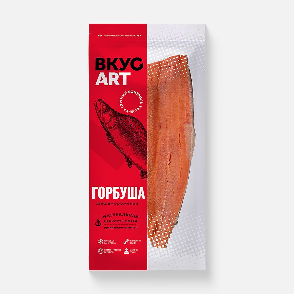 Изображение товара Филе горбуши Вкусарт, свежемороженое, 500 г