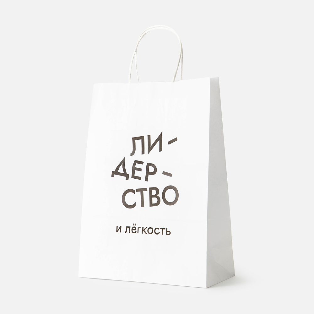 Изображение товара Подарочный пакет iLikeGift, Лидерство и лёгкость, 24x10,5x32 см